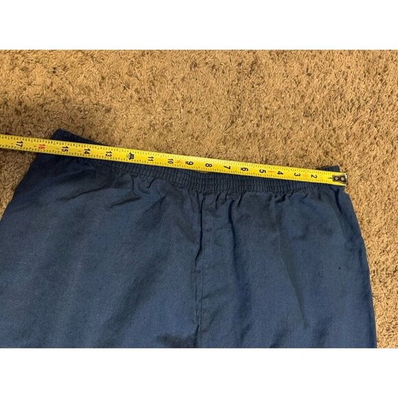 HARVE BENARD Linen Navy Top & Pant Set Resort Wear Minimalist Travel Beach XL - Picture 15 of 15